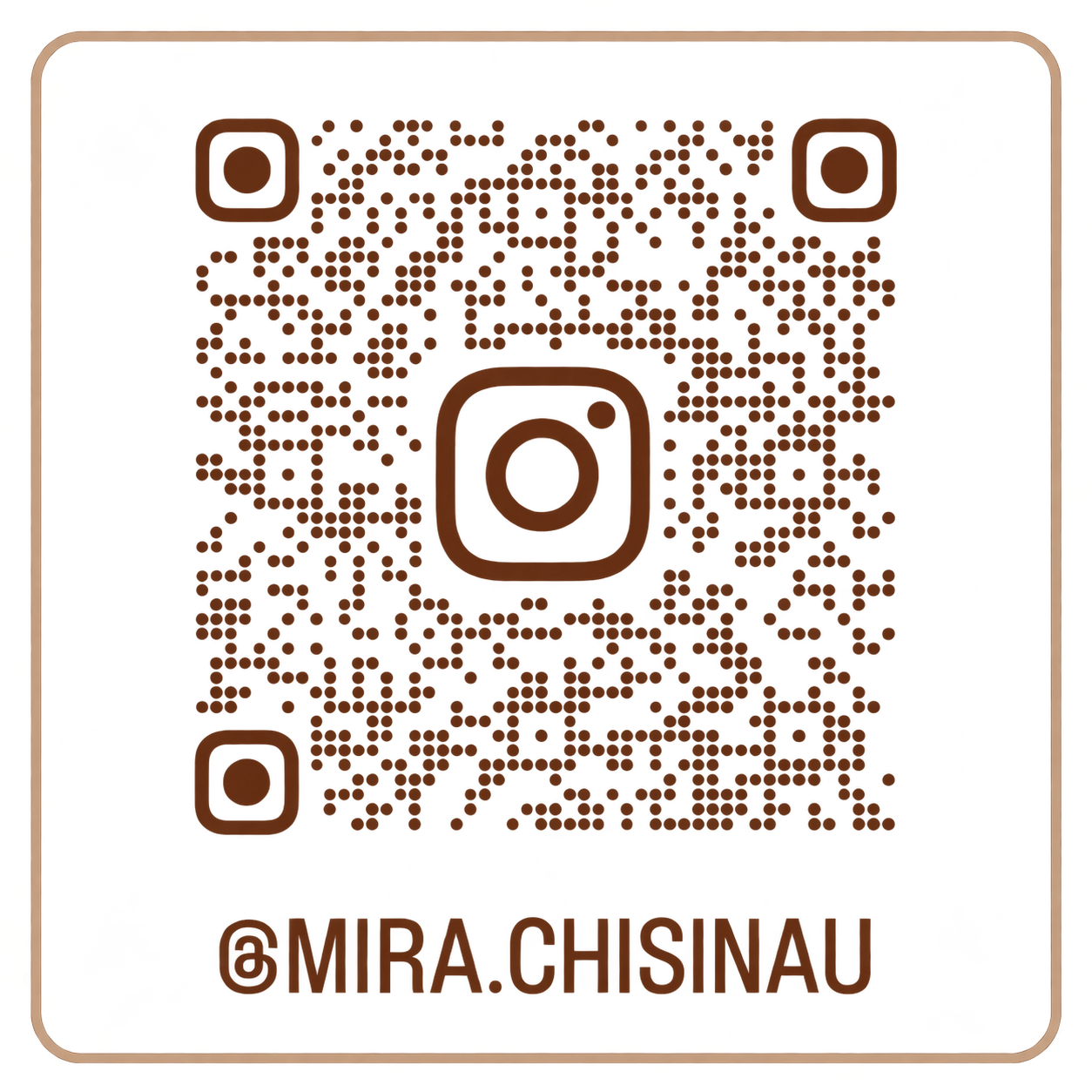 QR-код Instagram MIRA